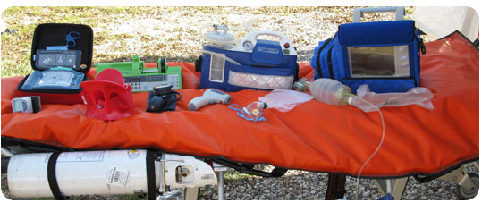 Equipements des ambulances de secours et de soins d'urgence